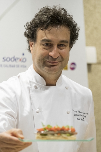 May 12, 2017 - Madrid, Spain - The chef Pepe Rodriguez aduring of the Mutua Madrid Open tennis at La Caja Magica on May 12, 2017 in Madrid, Spain. (Credit Image: